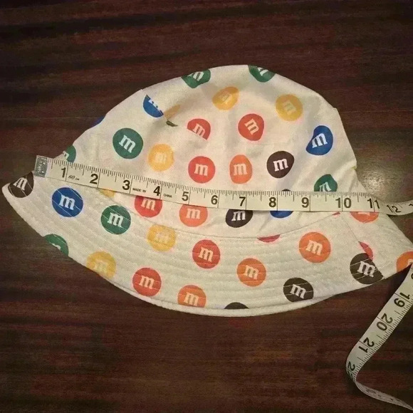 M&M Sweet Tours Reversible Adult Bucket Hat White - Picture 7 of 7